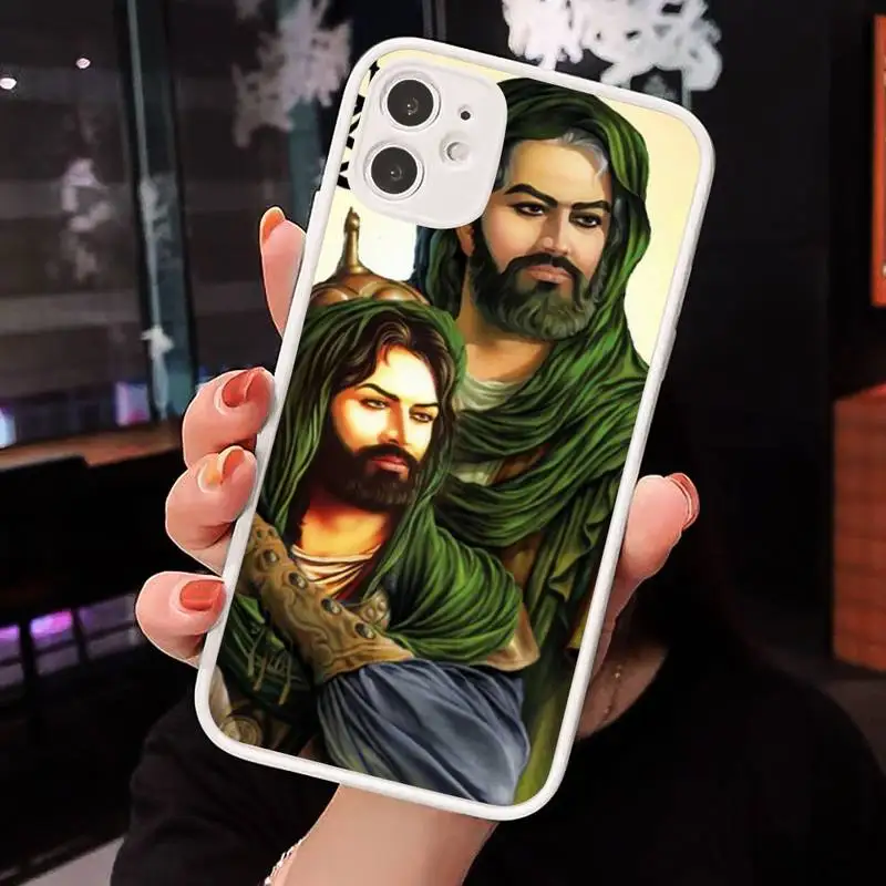

Islam Shia Imam Ali Iraq Arabic Phone Case Matte Transparent for iPhone 7 8 11 12 s mini pro X XS XR MAX Plus cover funda