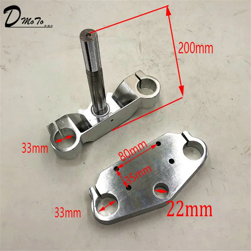 Алюминиевый мотоцикл 22 мм 7/8 &quotРуль Riser Mount Bars 33 Перевернутый Амортизатор