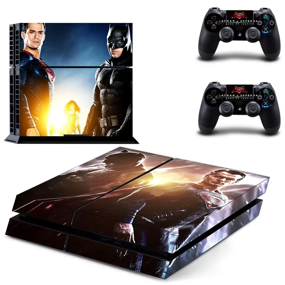 PS 4 стикер s Бэтмен v Супермен PS4 наклейка Play станция наклейки для кожи Pegatinas