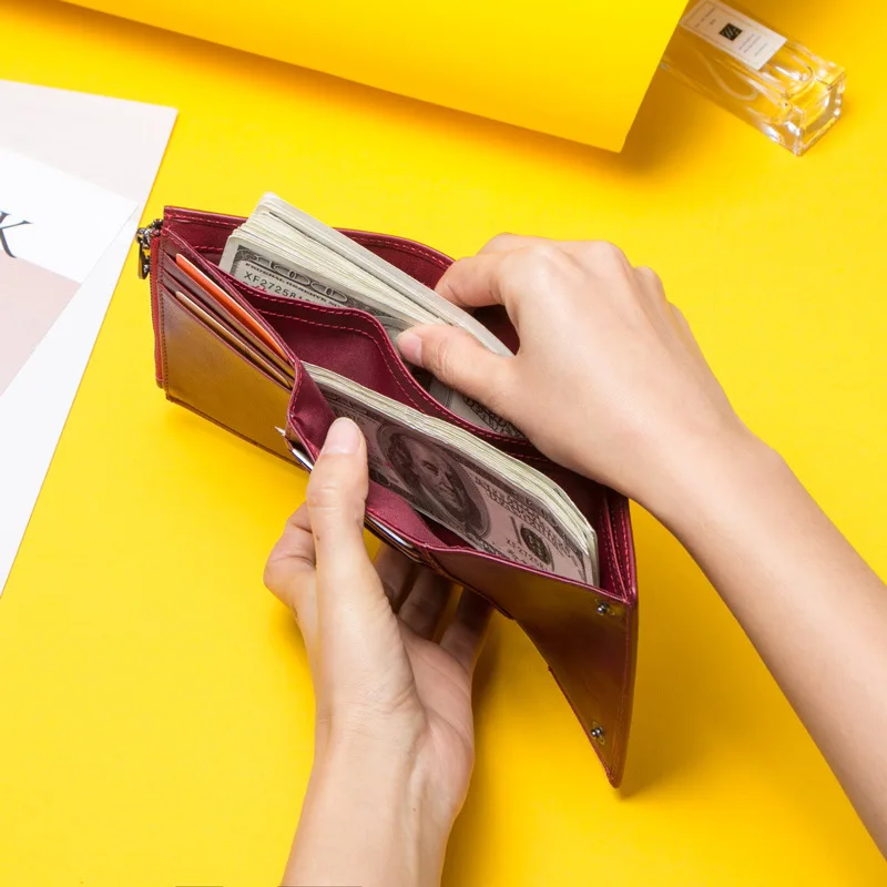 Женский кошелек длинный клатч Rfid держатель для карт из натуральной кожи женские кошельки с чехол для телефона кошелек для монет девушка Cartera Mujer