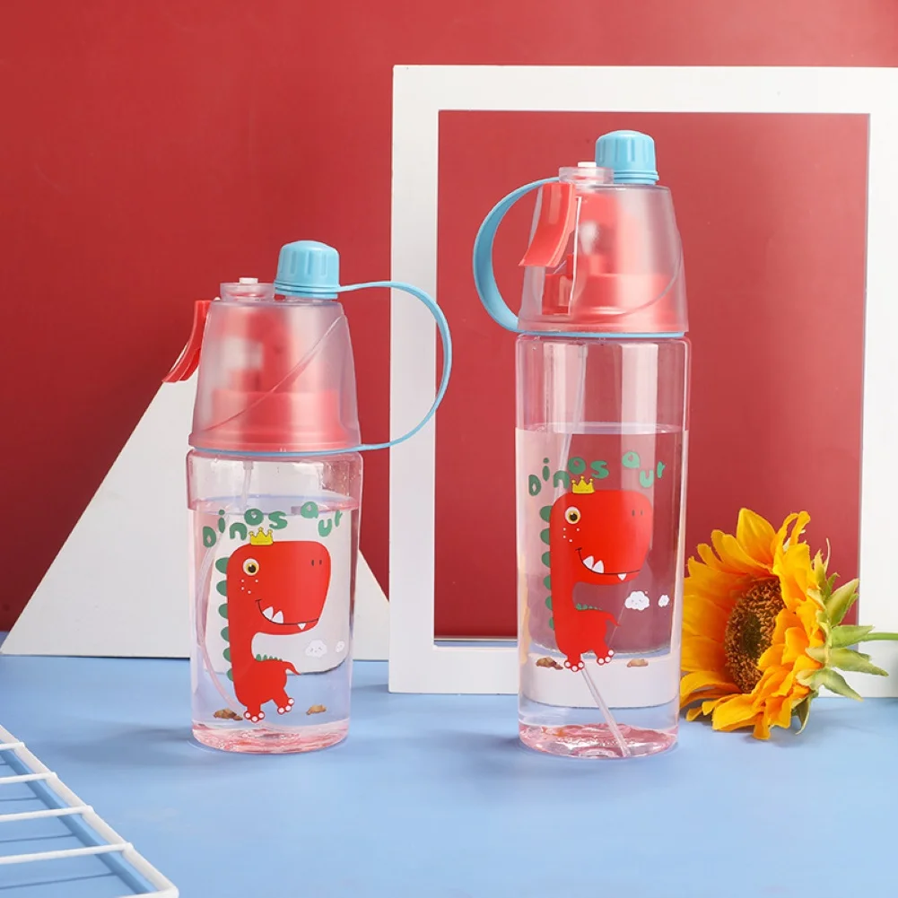 Детская герметичная бутылка для воды с мультяшным медведем 400/600 мл | Дом и сад