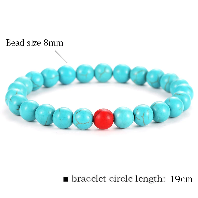 Новинка 2020 модные мужские браслеты различных цветов с бусинами из натурального