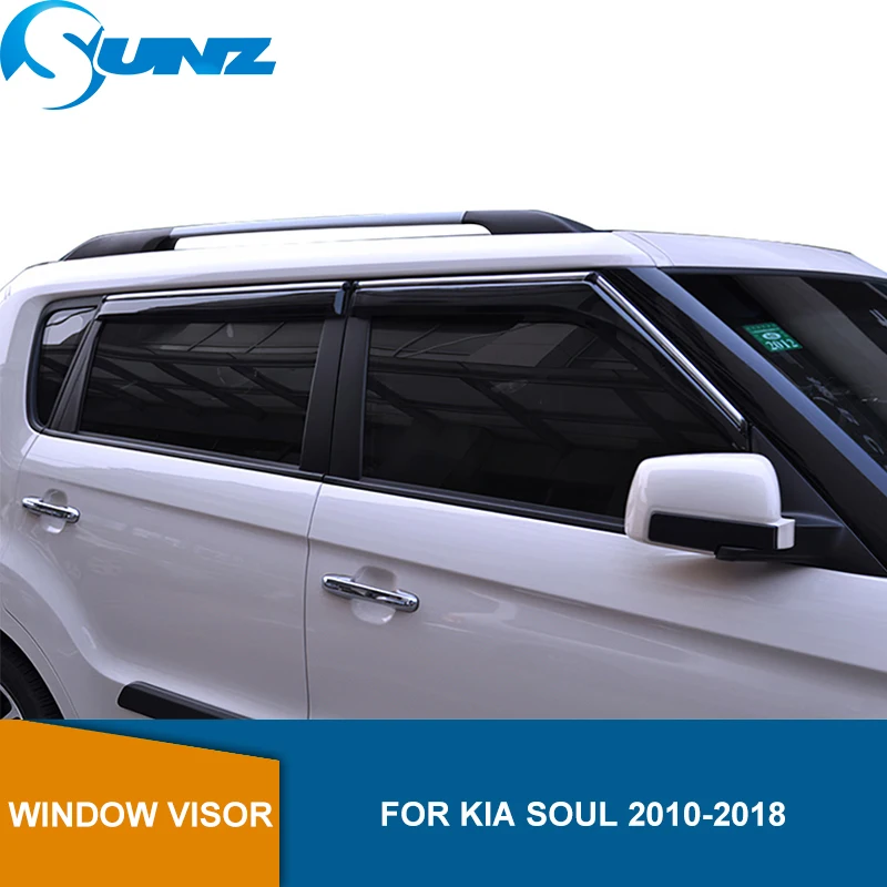Дефлектор бокового окна для KIA SOUL 2010 2011 2012 2013 2014 2015 2016 2017 2018 дефлектор от дыма и