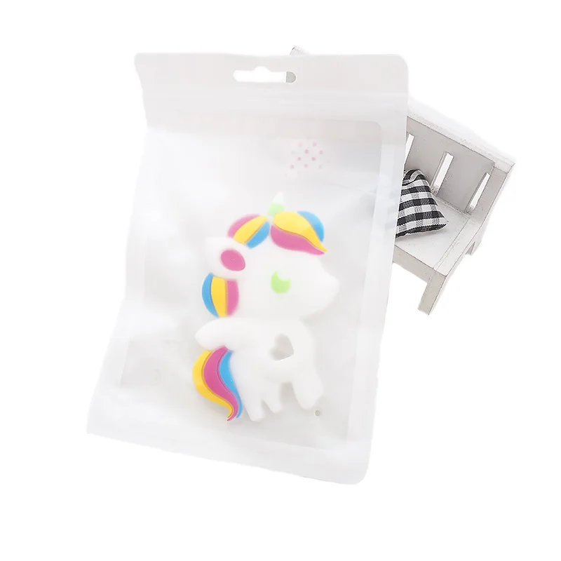 Chenkai 20pcs Pacifier Clip White Plastic Bag Jewelry Packaging Accessory Silicone Teether BPA Free FDA Logo Loose Beads Packing | Украшения