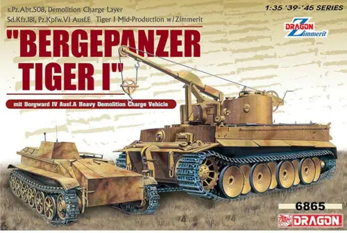 

DRAGON 6865 1/35 "Bergepanzer Tiger I" mit Borgward IV Demolition Charge Vehicle