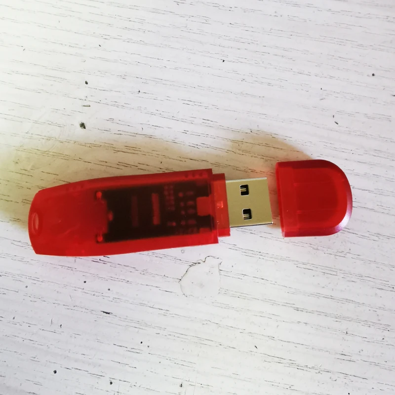 100 шт. без логотипа новый прозрачный красный корпус USB из АБС-пластика с крышкой