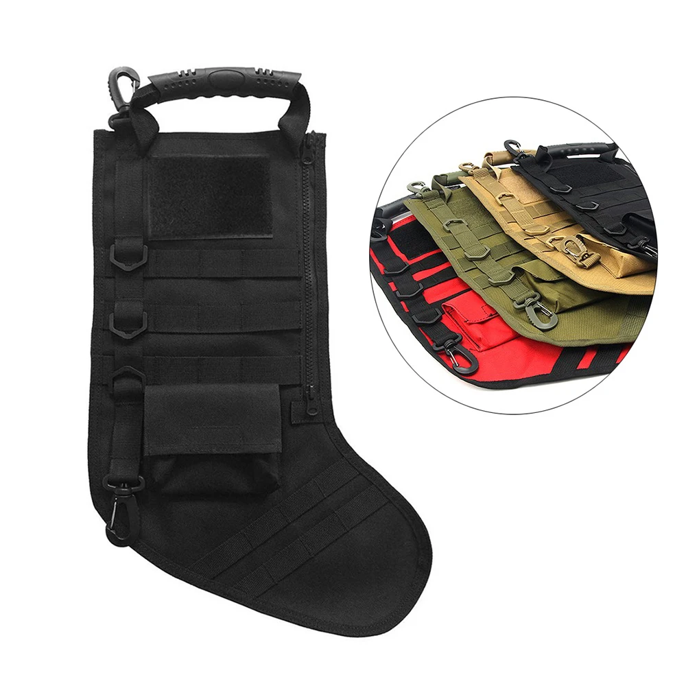 Hunting Tactical Christmas Stocking Bag Molle Pouch Ruck up Hanging Santa Socks Decoration Military Storage | Спорт и развлечения