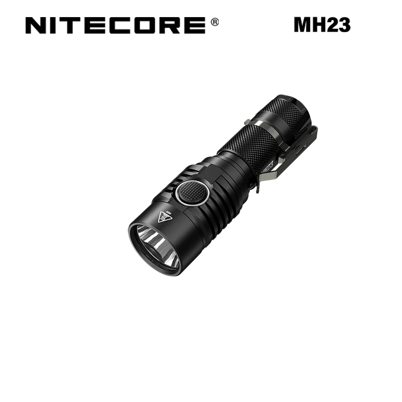 NITECORE MH23 1800 Lumens Ultra Bright long shot USB direct charge Small Flashlight One-click Control Strong Light Flashlight