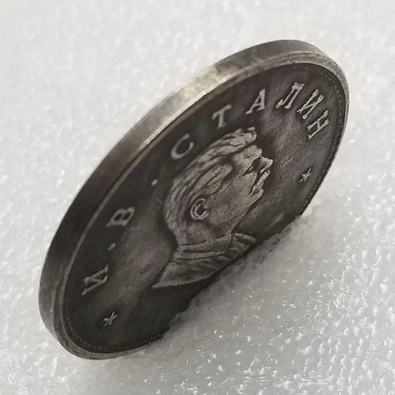 

Soviet President Commemorative Coin Souvenir Challenge Collectible Coins Collection Art Craft