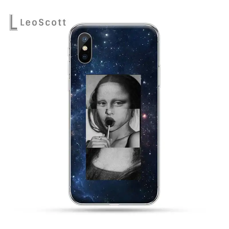 

Statue Art David Medusa Starry sky Phone Case for iPhone 11 12 pro XS MAX 8 7 6 6S Plus X 5S SE 2020 XR