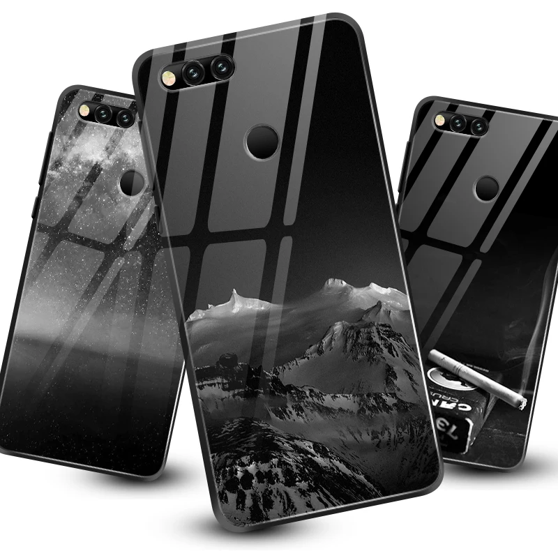 Для Huawei Honor 6X 7A 7C 7X 8A 8X9 облегченное закаленное стекло чехол Y6 Y9 2018 2019 Y7 премьер