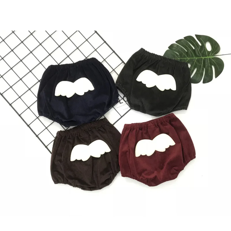 Детские шорты высококачественные вельветовые с крылышками для мальчиков штаны