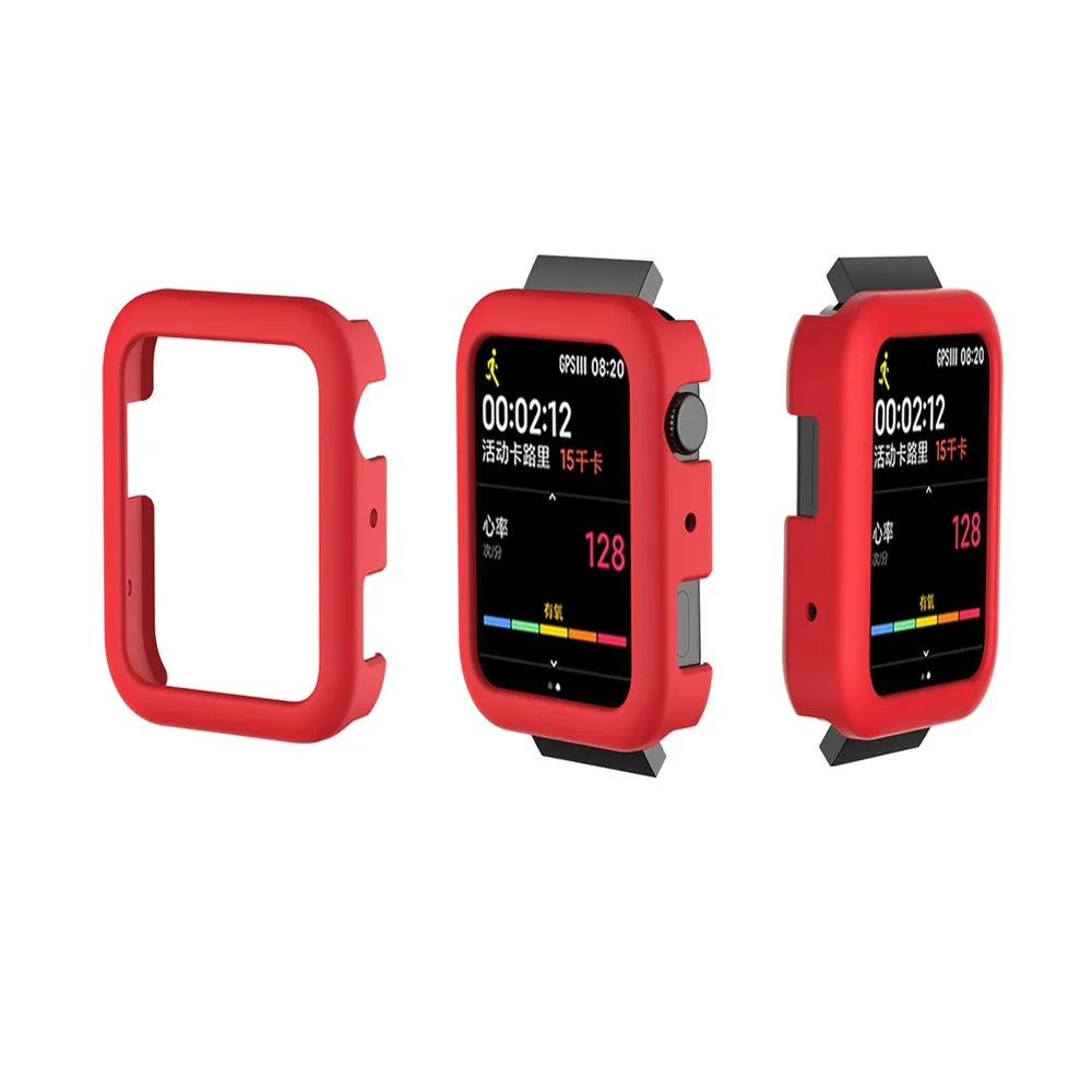Силиконовый сменный защитный чехол для Xiao mi Smart Watch мягкая рамка бампер защита от