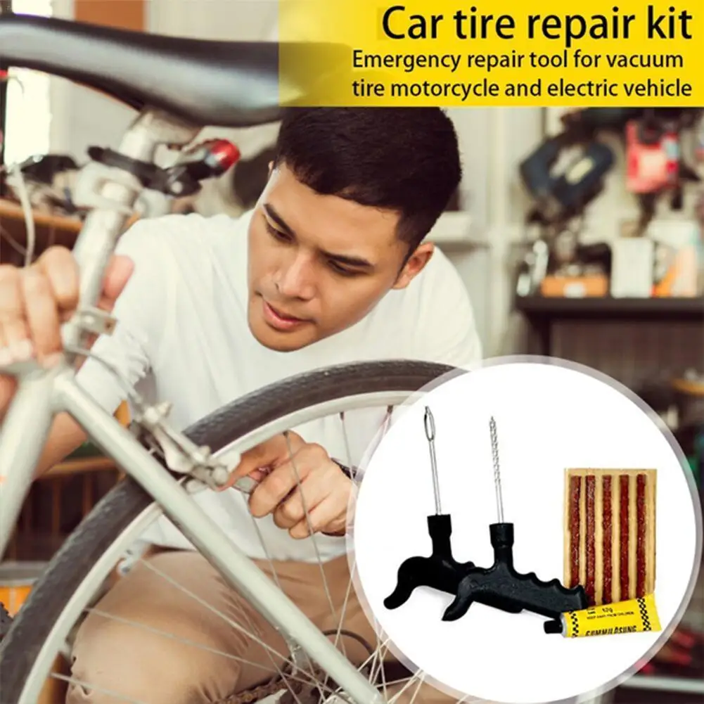 

Delicate Car Tubeless Tyre Puncture Plug Repair Tools Kits Car-Styling Auto Accessories Motorcycle Bicycle Rubber Cement