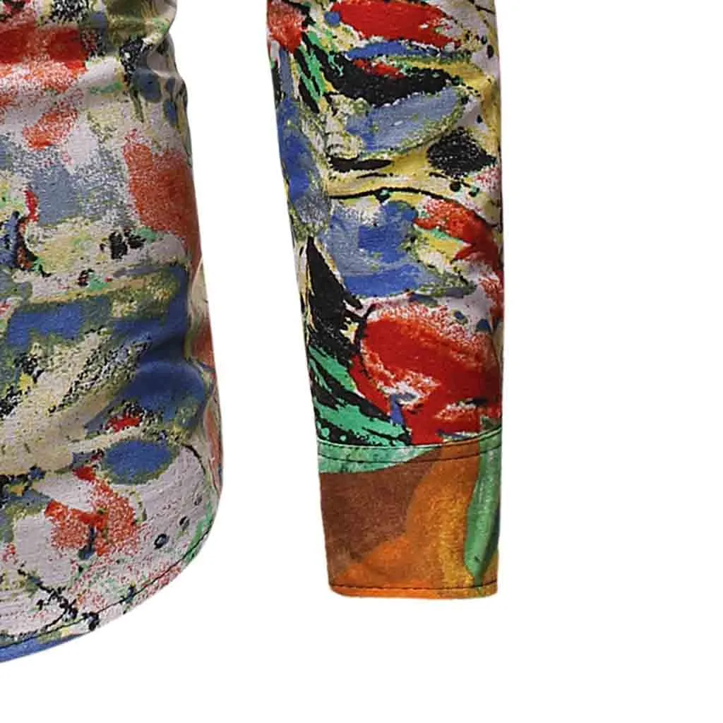 SAGACE модная осенне-зимняя повседневная мужская приталенная льняная рубашка с