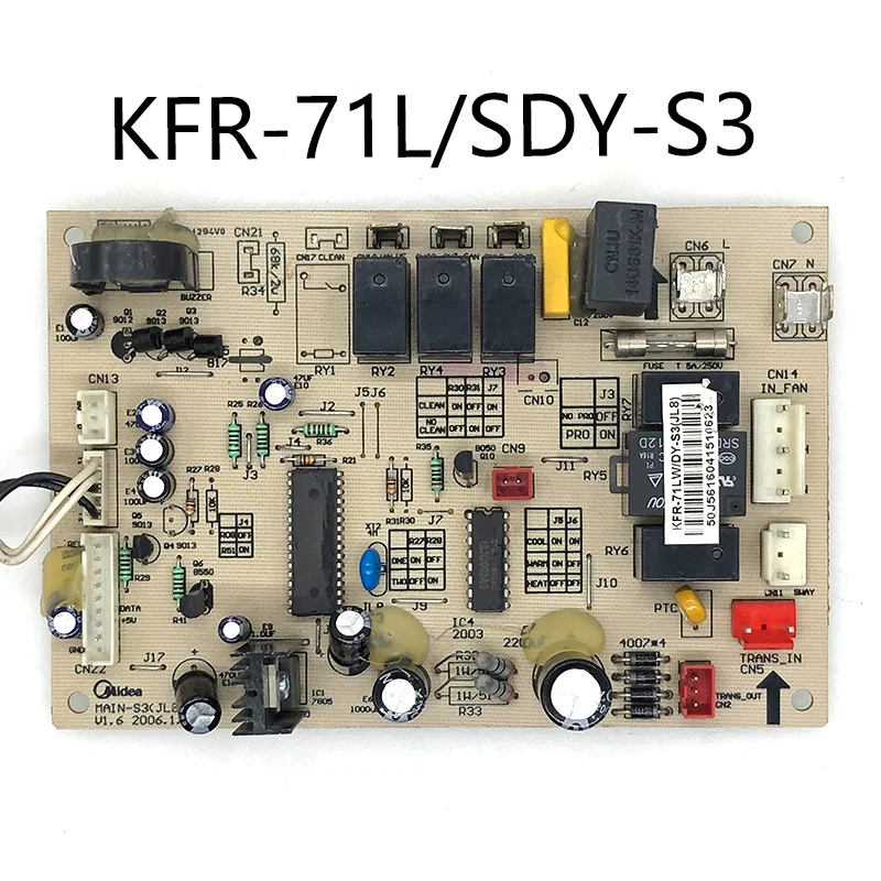 

for Air conditioning computer board KFR-71L/SDY-S3 MAIN-S3JL8KFR-72LW/SDY-S2(E) board good working