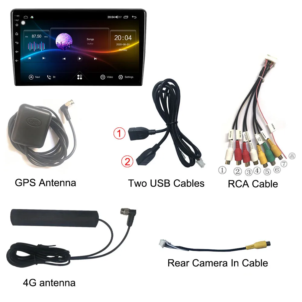 4G LTE Android 10.1/9/8.1 Fit TOYOTA CAMRY 2009 2010 2011 Multimedia Stereo Car DVD Player Navigation GPS Radio | Автомобили и