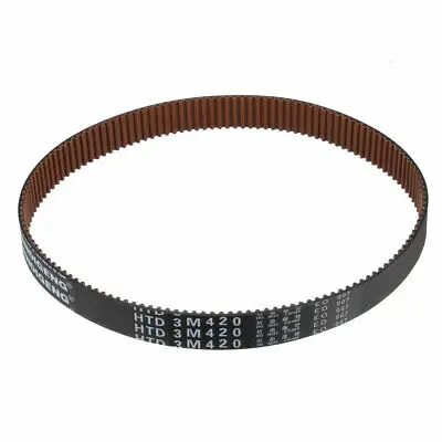 

HTD3M420 Rubber Timing Belt Synchronous Closed Loop Timing Belt 15mm Width