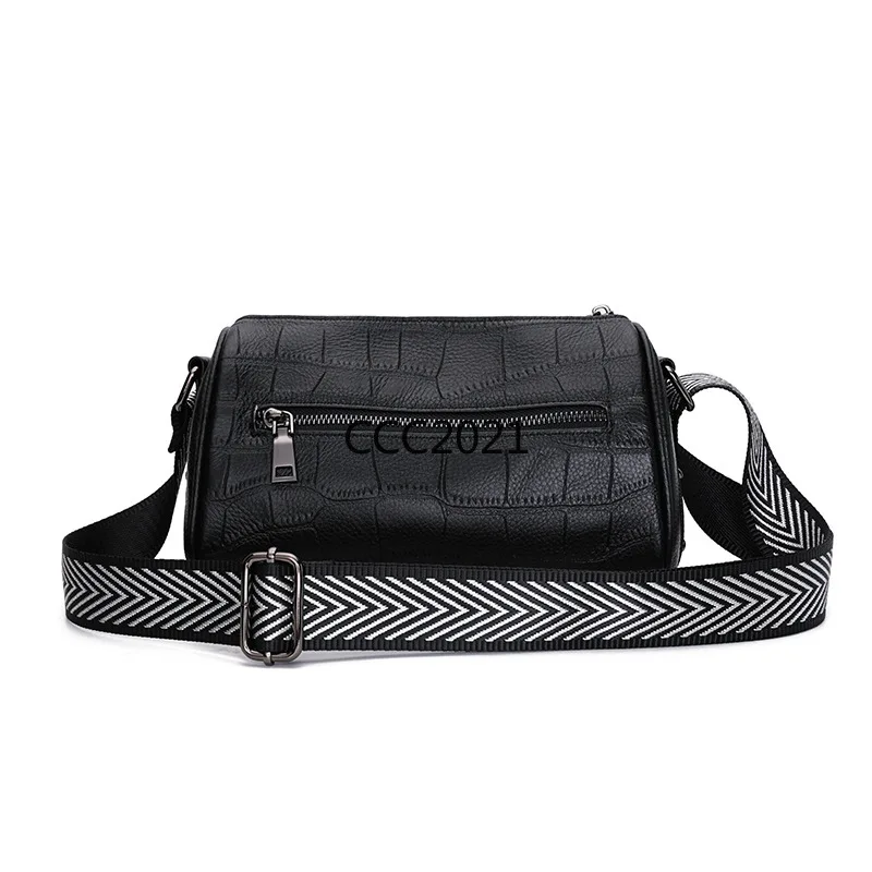 

Hot Boston Pillow Shoulder Bags Black Genuine Leather Crossbody Bags For Women Causal Ladies Handbags
