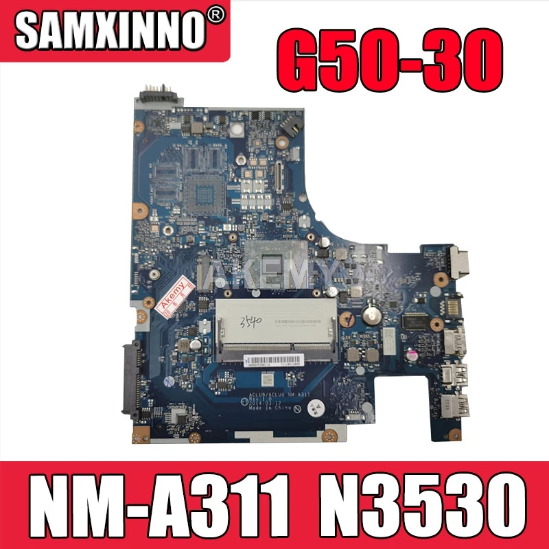 

100% TESTED FREE SHIPPING ACLU9/ ACLU0 NM-A311 Laptop motherboard For Lenovo G50-30 ON BOARD CPU