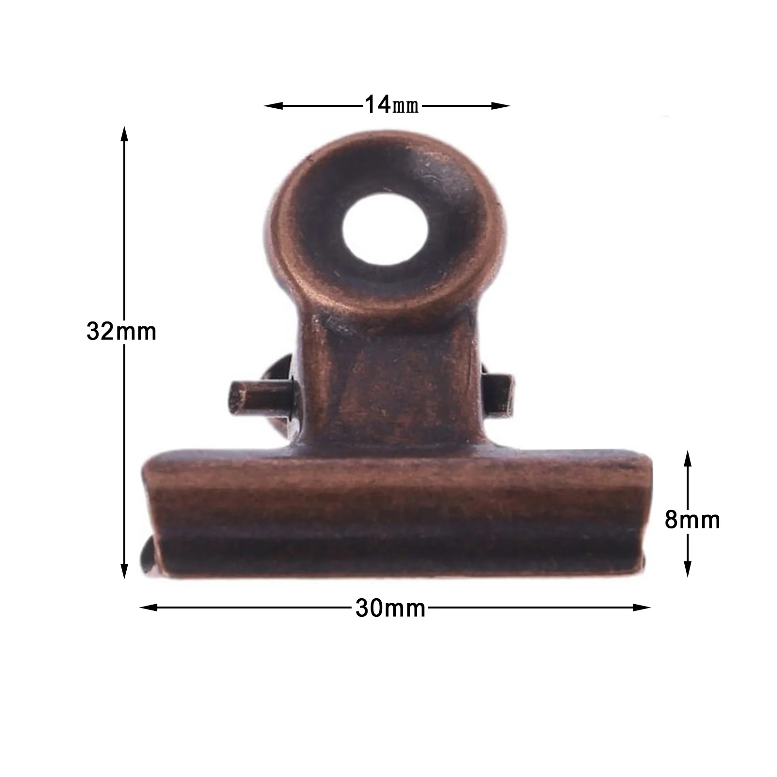 10 шт. металлические зажимы для билета 32 х30 мм | Дом и сад