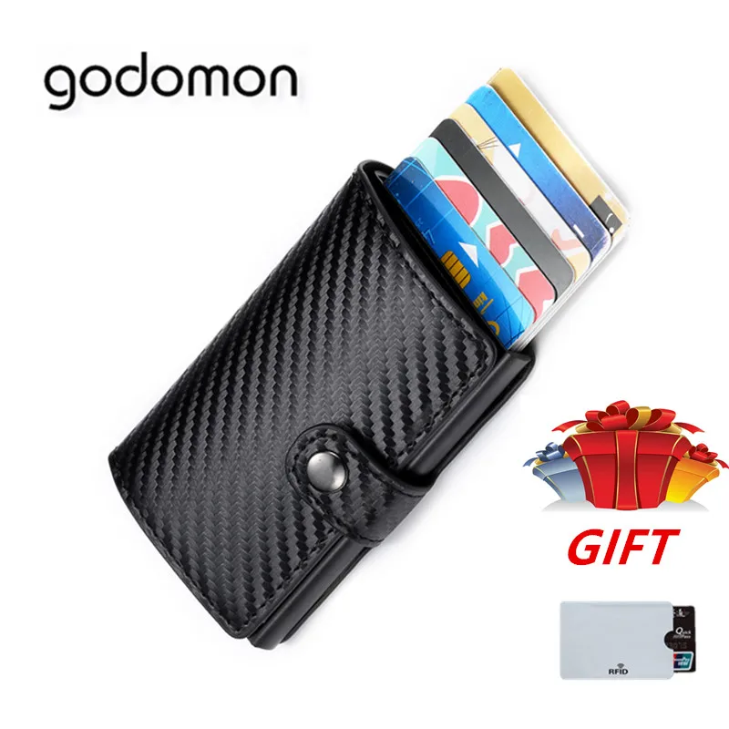 Новинка 2020 бумажник для кредитных карт с защитой от кражи металлический защитный