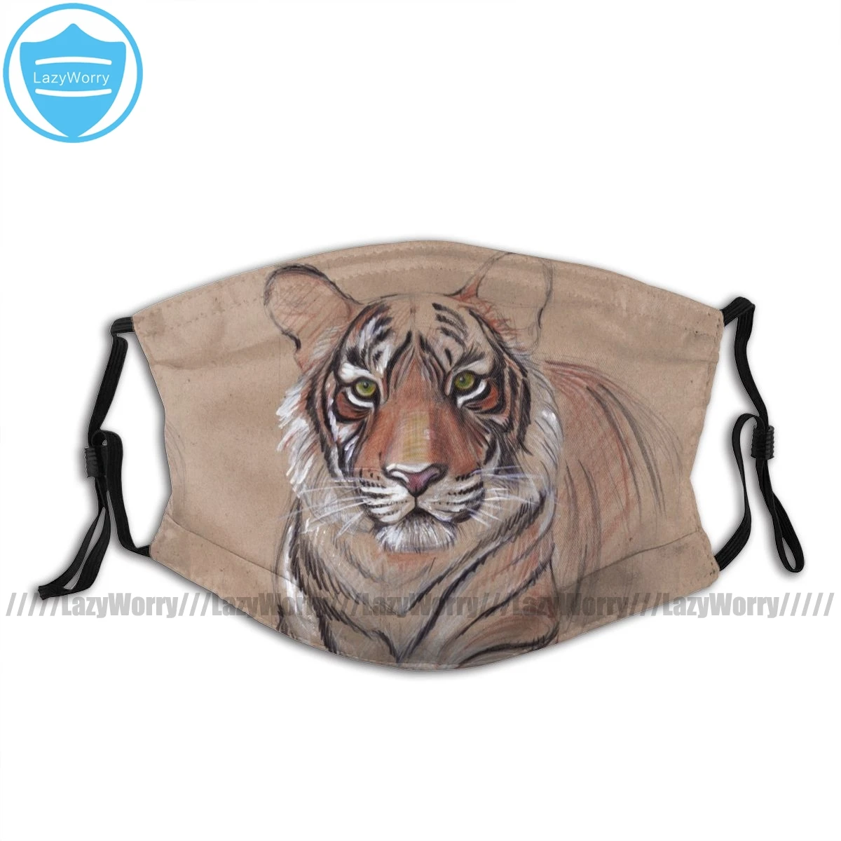 Тигровая маска для лица незавершенный бизнес оригинальная с тигровым рисунком