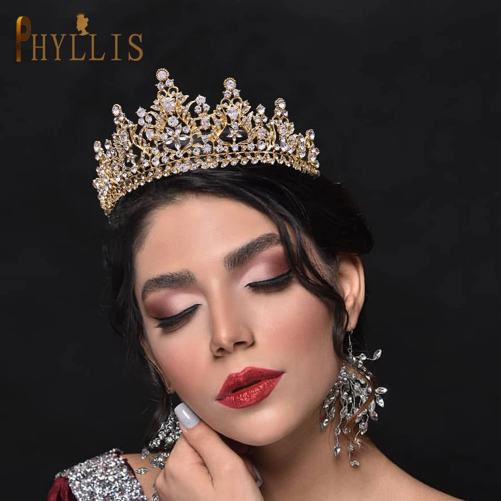 

A150 3A Zircon Crown and Tiaras Wedding Hair Accessories Diadem Wedding Headpieces Queen Headwear Headbands For Women Jewelry