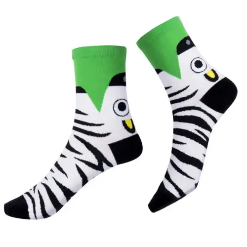

1Pair Autumn Winter Cartoon Crocodile Tiger Cow Dog Zebra Leisure Women Fun Girls Cartoon Cotton Socks Female Animal Short Socks
