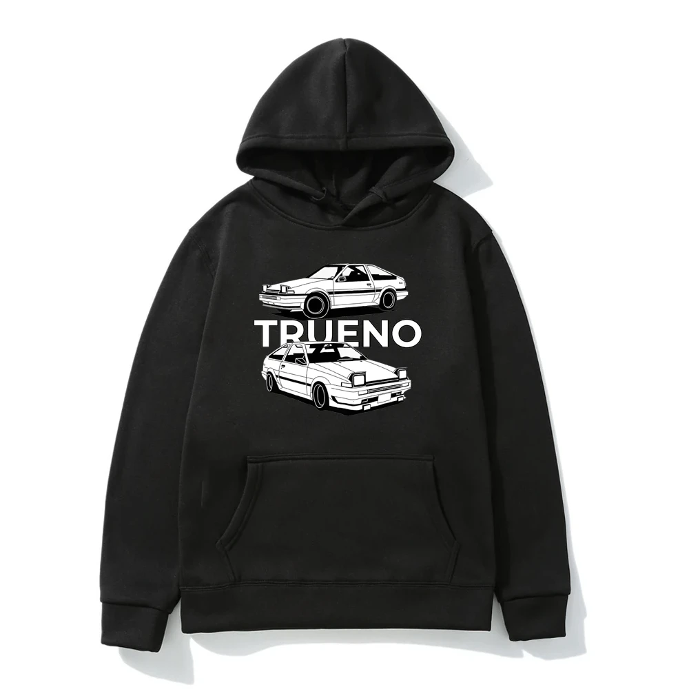 

Initial D Manga Hachiroku Shift Drift Men Hoodie Takumi Fujiwara Tofu Shop Delivery AE86 Print Hooded Sweatshirts Warm Sweater
