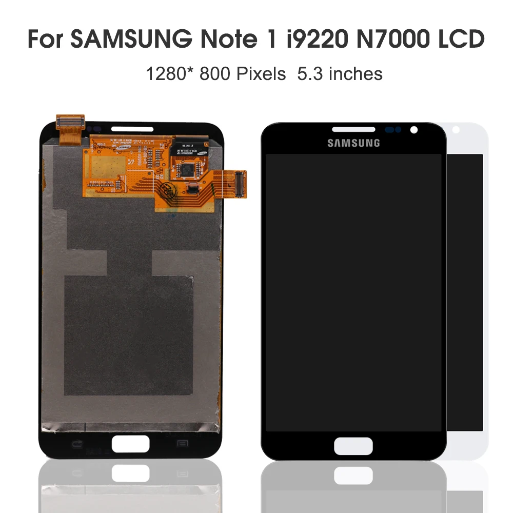 Оригинальный 5 3 ''ЖК дисплей для samsung Galaxy Note 1 i9220 N7000 ЖК кодирующий