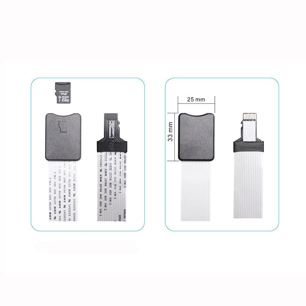 Elitooop TF для micro SD карты гибкий удлинитель 25 см 48 62 адаптер автомобильный GPS