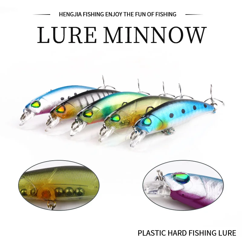 Hengjia 1 шт. миниатюрная приманка в виде гольяна бионическая искусственная на окуня