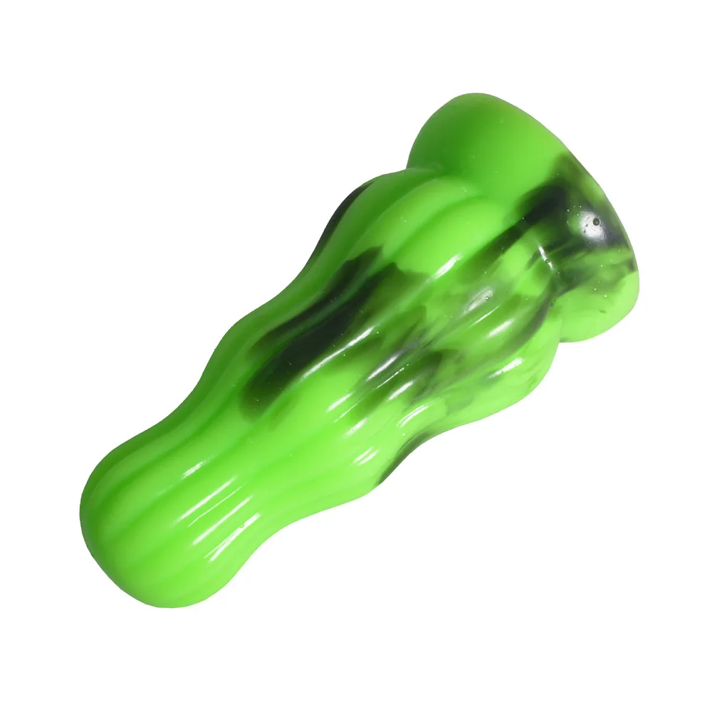 Зеленые большие анальные секс-игрушки Искусственный пенис мужской простата