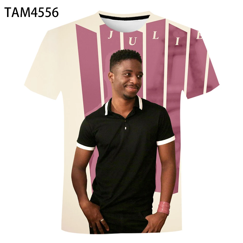 Мужская и женская детская простая футболка в иностранном стиле 2021 с 3D принтом