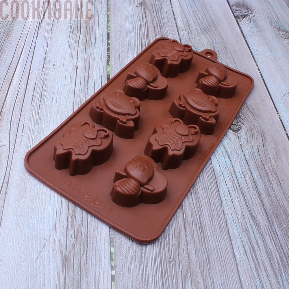 COOKNBAKE лягушка шоколадная Форма Силиконовые формы для конфет липкий лед