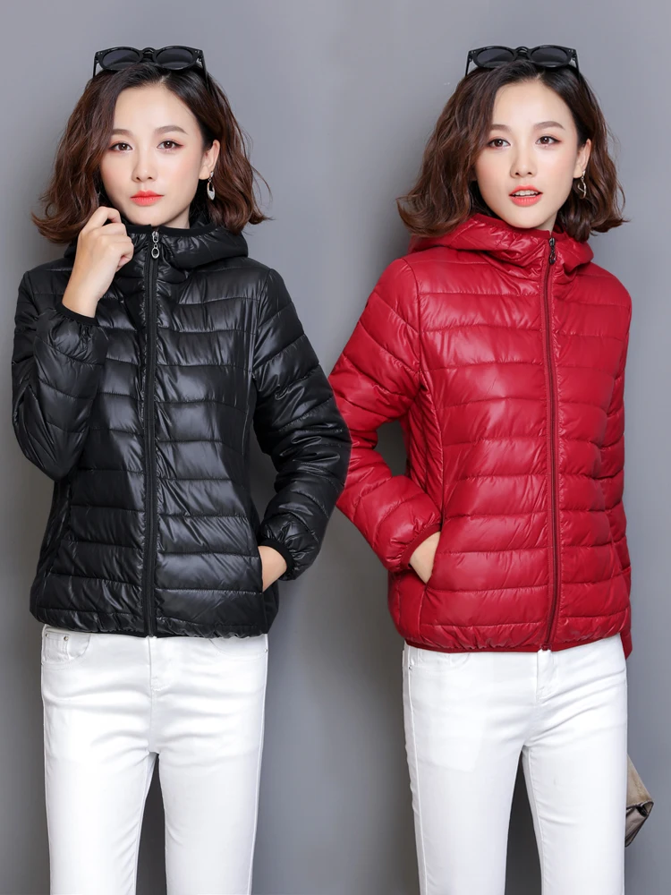 

KMETRAM Fall 2020 Ultra Thin Parka Autumn Winter Jacket Women Fashion Short Coat Female Jacket Korean Outwear Manteau Femme MY