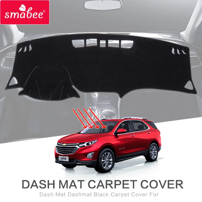 

smabee for CHEVROLET EQUINOX Anti-Slip Carpet Cover Dashboard mat Dash Mat Anti-Slip Dashboard Pad Cover Sunscreen insulation