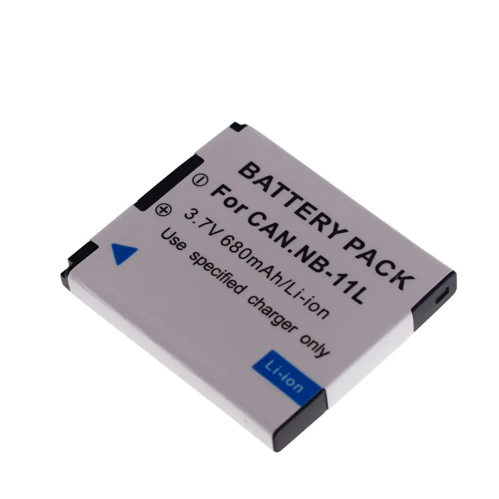 2 аккумулятора + AC/DC Автомобильное/домашнее многозарядное устройство для Canon Powershot