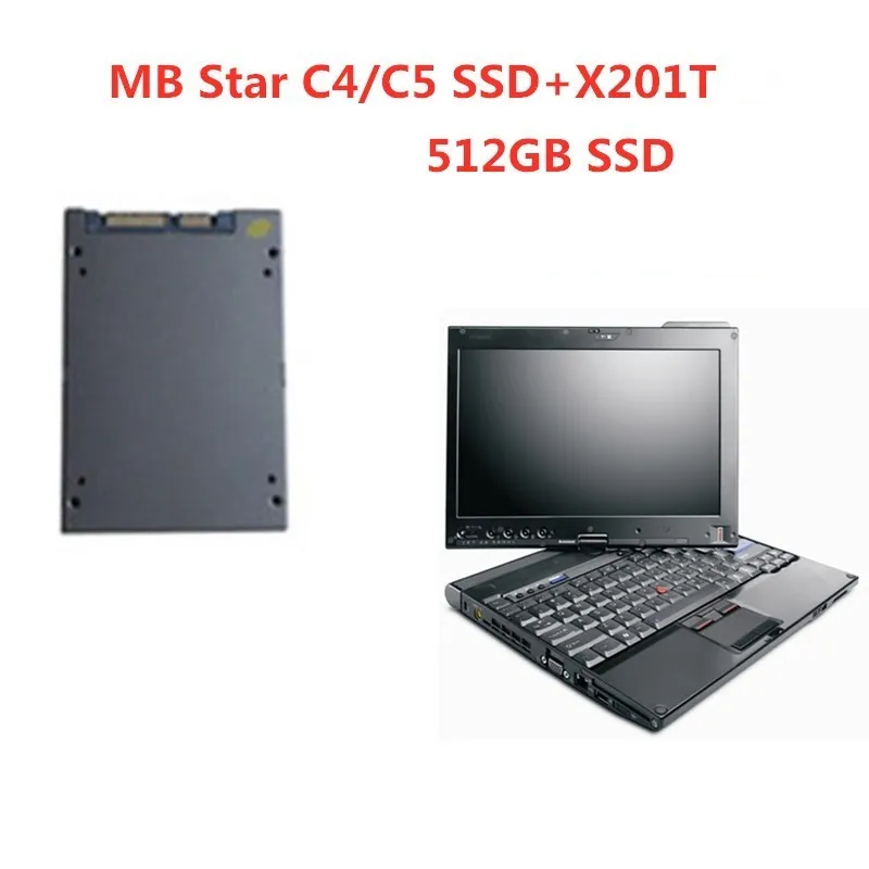 2021 Новое компактное программное обеспечение для диагностики SD Connect 4 SSD 512 ГБ MB Star C4