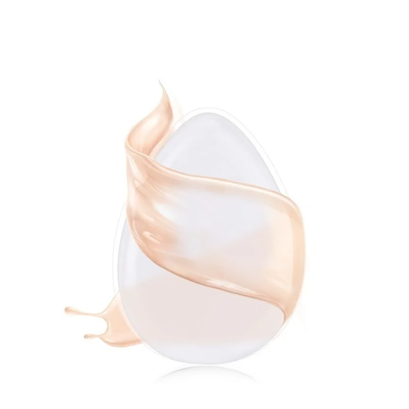 

New Heart-shaped Crystal Transparent Pu Silicone Cushion Puff 3D Three-dimensional Gold and Silver Powder Silicone Makeup Puff
