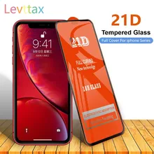 50pcs 21D For i12 Wholesale  Screen Protector For iPhone 12 Mini 11 Pro Max XS X 8 7 6 Full Coverage Curved Tempered Glass Film
