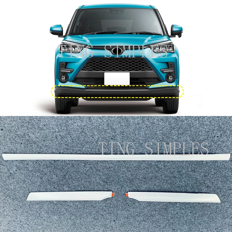 

3 шт., накладки на передний бампер для Toyota Raize 2020 2021