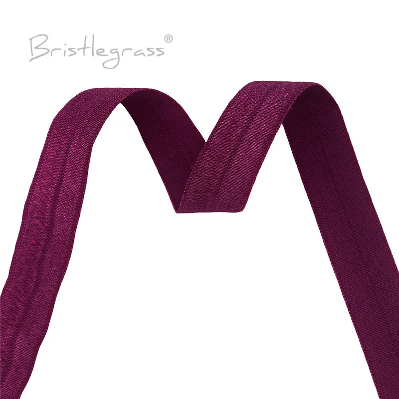 Блестящая эластичная атласная лента для волос 2-15 ярдов |