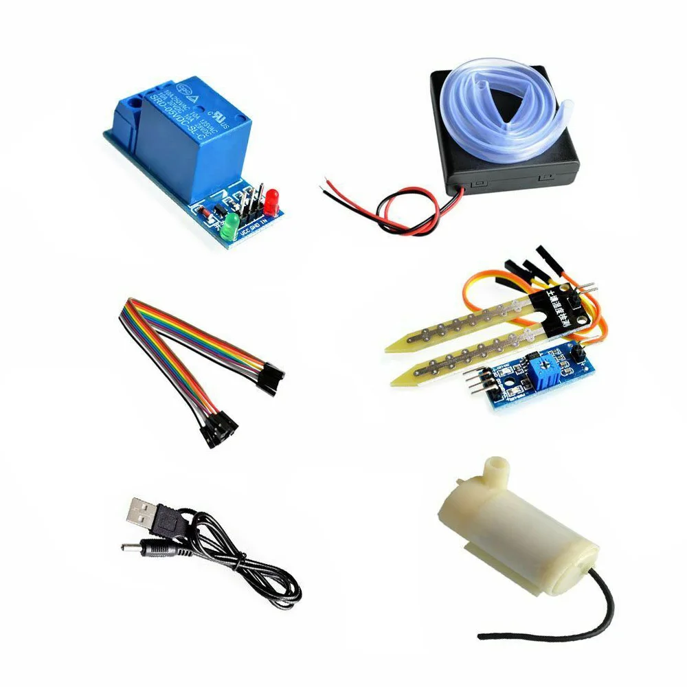 Модуль полива DIY Kit обнаружение влажности почвы автоматический полив насос USB