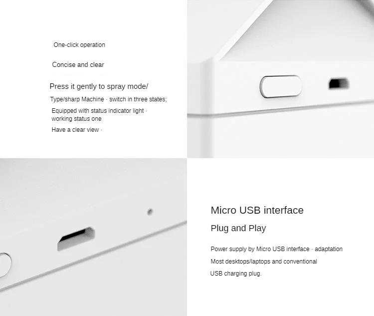 Bcase, молочный увлажнитель, USB, креативный, бесшумный, офисный, для увлажнения воды, маленький, мини-увлажнитель, энергосберегающий