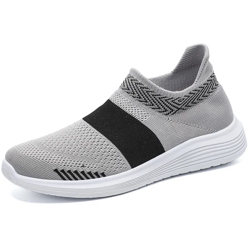 

Ladies Sneakers Light and Breathable Ladies Mesh Knitted Non-slip Flat Shoes Casual Running Shoes Summer New 2021 Couple Shoes
