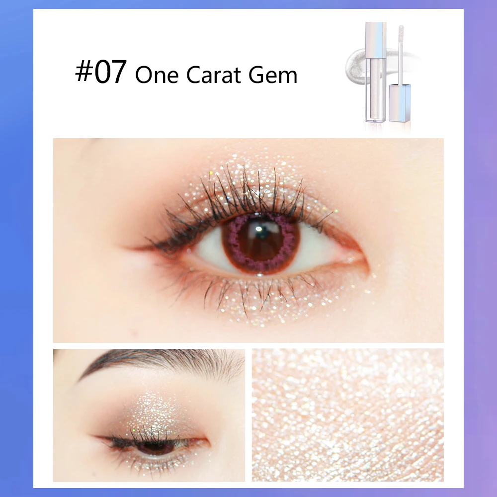 Жидкие тени для век ZEESEA водостойкие косметические мерцающие |