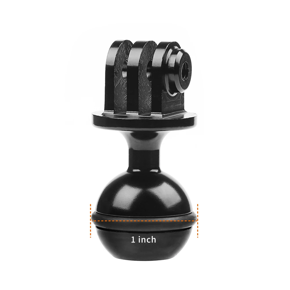 Дайвинг алюминиевый сплав 1'' дюймовый шаровой кронштейн для Gopro Hero Dji Osmo экшн