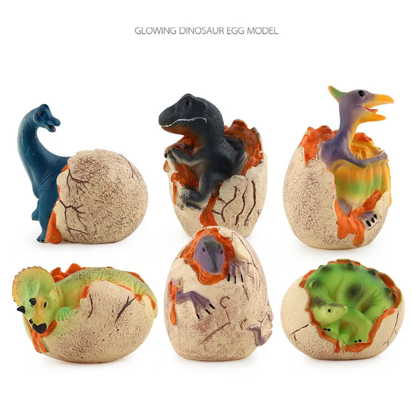 3D ночсветильник светящееся яйцо динозавра подарок креативный мерцающий свет